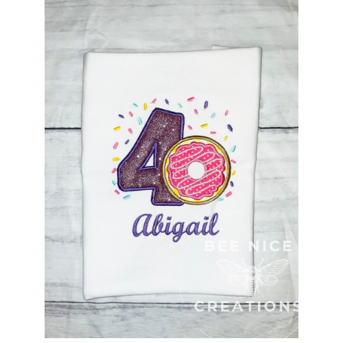 Donut BIRTHDAY shirt