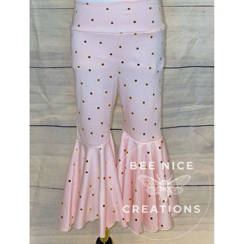 Unicorn inspired baby bell bottoms